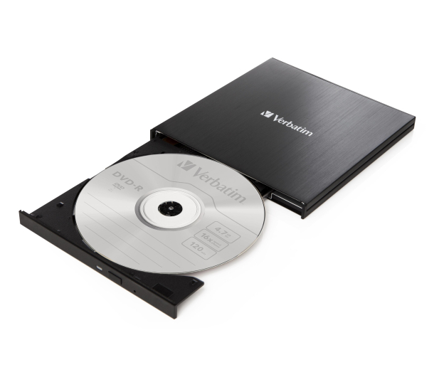 Verbatim External Slimline CD/ DVD Writer USB 3.2 GEN 1 - 1050590 - zdjęcie 4